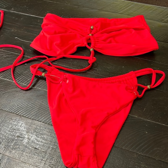 Revolve Bikini Style Name: Xiomara Color: Burnt Red